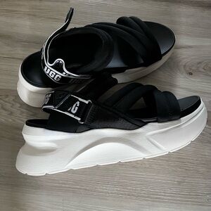 UGG sandals with adjustable heel strap